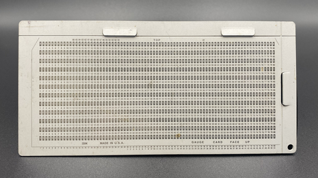 IBM 80 Column Card Gauge