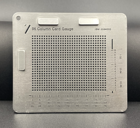 IBM 96 Column Card Gauge