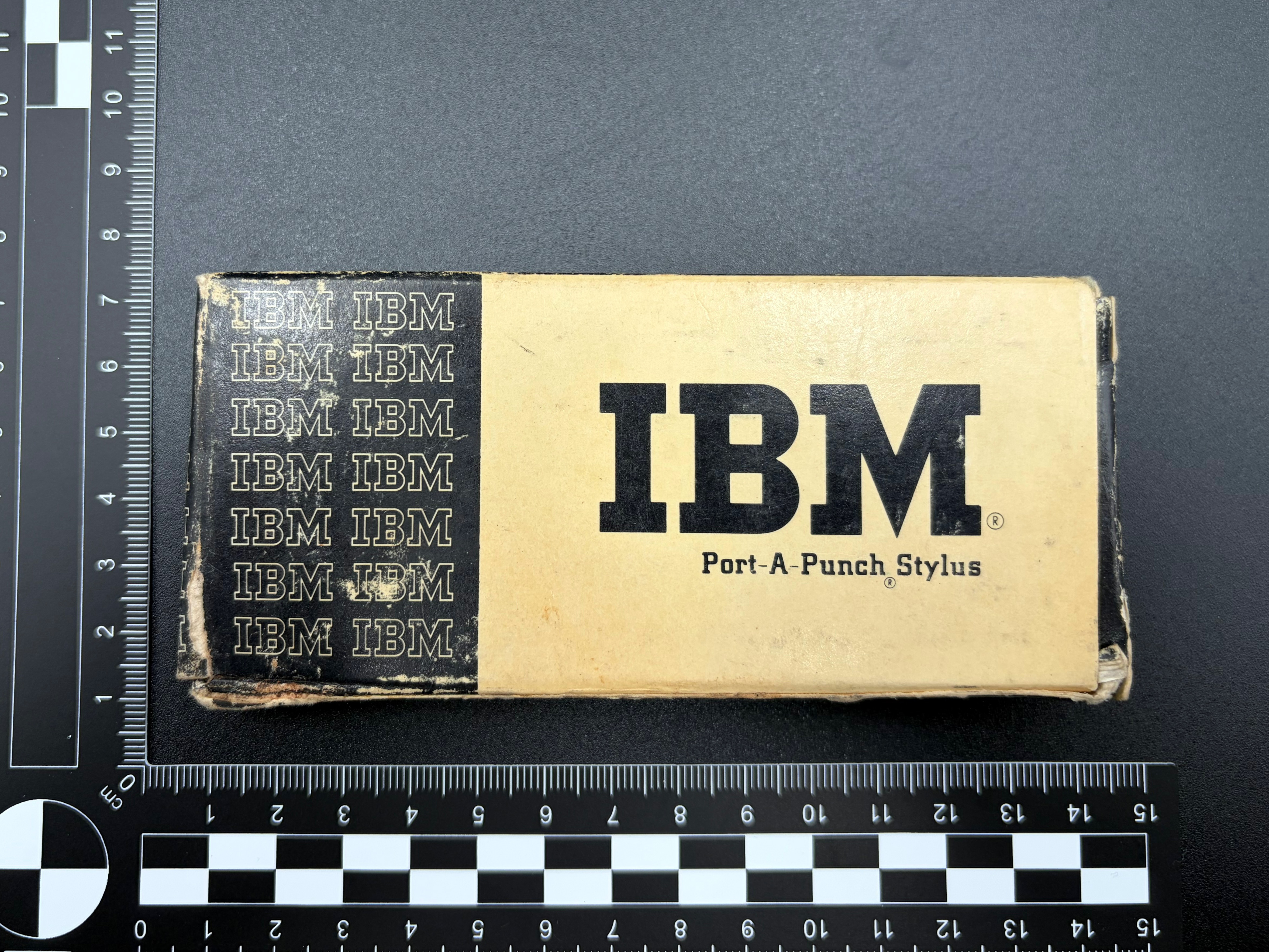 Front of the IBM Port-a-Punch Stylus box.