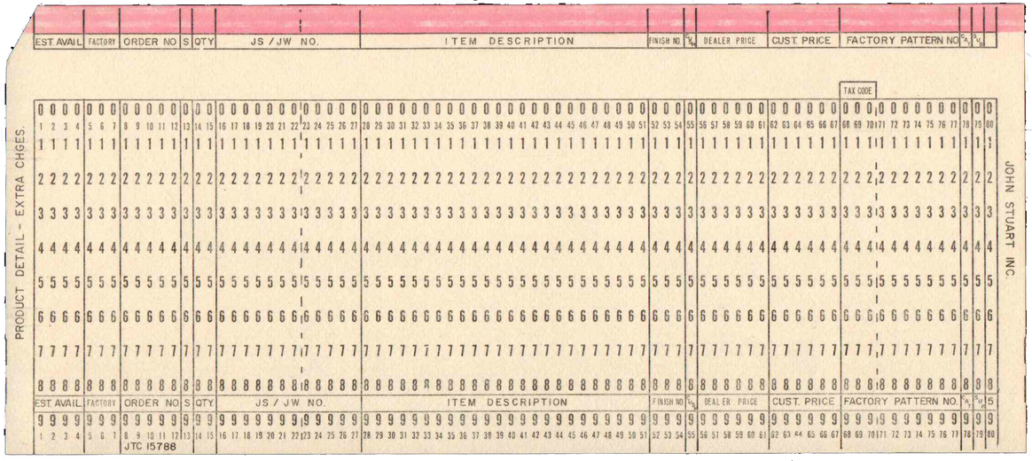 John Stuart Inc. - Product Detail - Extra Charges
