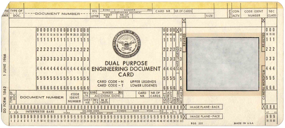 United States Department of Defence - Dual Purpose Engineering Card