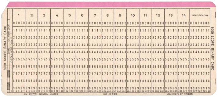 6000 Scope Binary Card