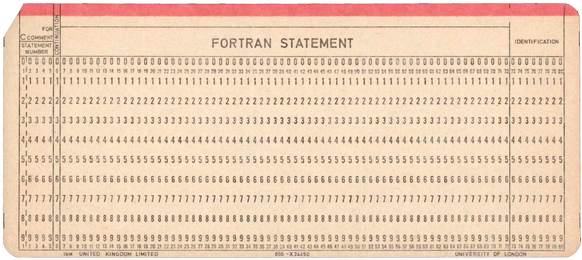 University of London - Fortran Statement - Pink Stripe