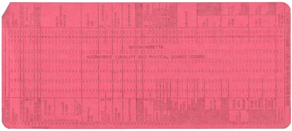 Massachusetts Automobile Liability and Physical Damage Record