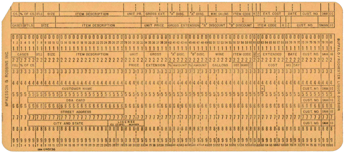 McKesson & Robbins Inc. - Buffalo/Rochester Liquor Division - Yellow