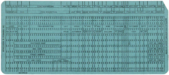 McKesson & Robbins Inc. - Buffalo/Rochester Liquor Division - Blue