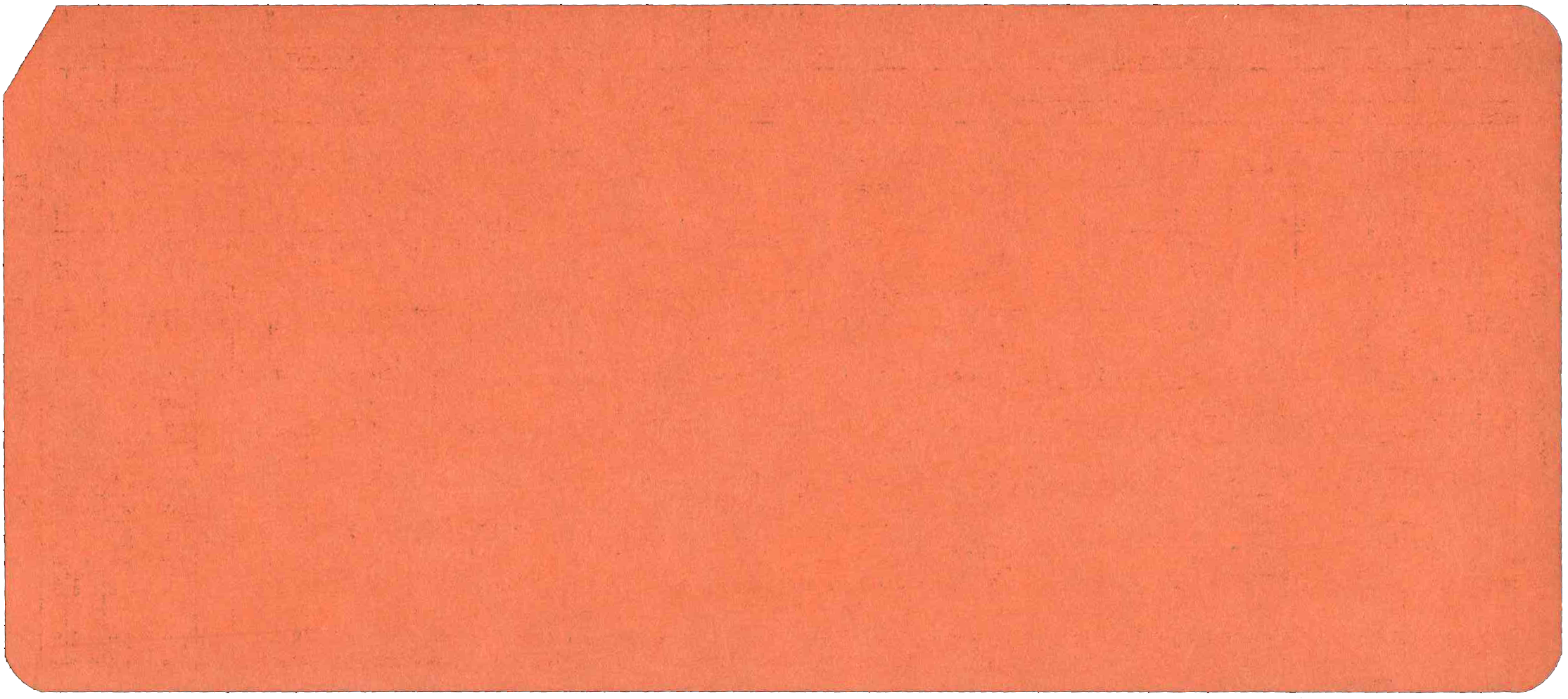 Back of punched card