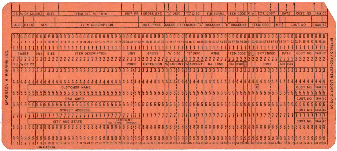 McKesson & Robbins Inc. - Buffalo/Rochester Liquor Division - Orange