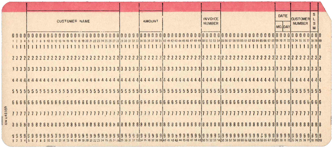 IBM - U42307 - Customer Invoice Entry