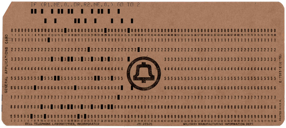 Bell Telephone Laboratories - General Applications Card - Brown