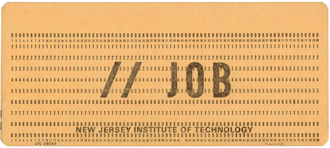 New Jersey Institute of Technology - Job Card