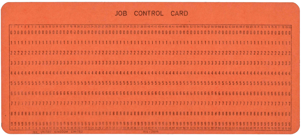 Job Control Card
