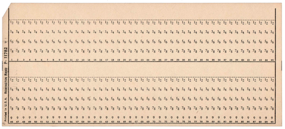 Remington Rand - 90 Column Card