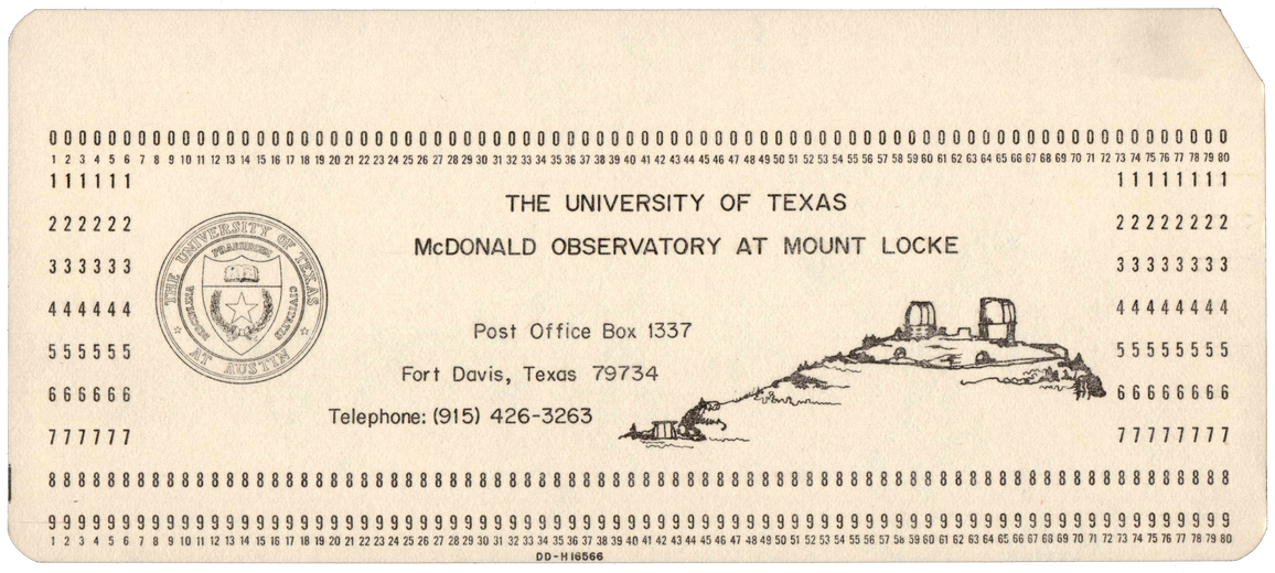 University of Texas - McDonald Observatory at Mount Locke