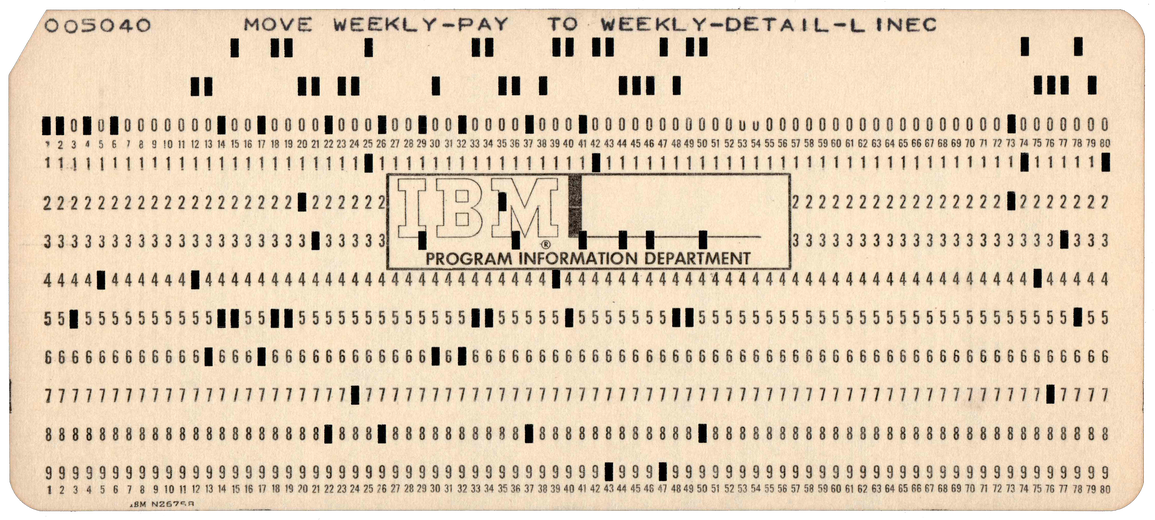 IBM Program Information Department - General Purpose Card