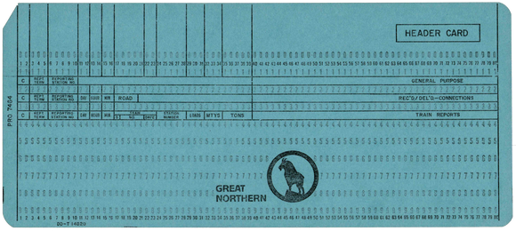 Great Northern Railway - Header Card