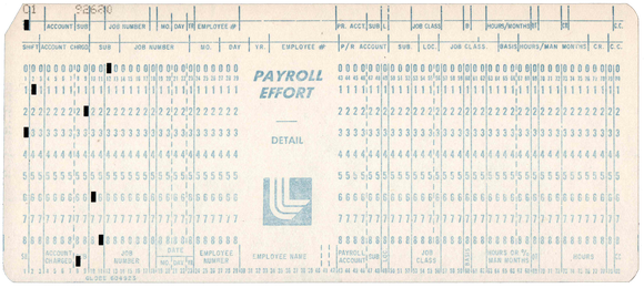 Lawrence Livermore National Laboratory - Payroll Effort