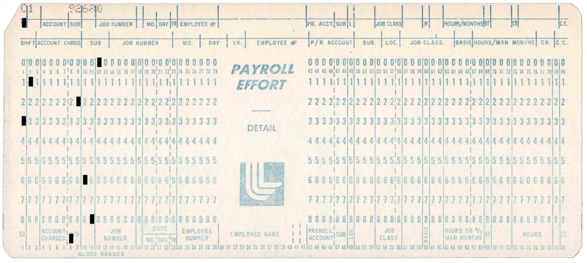 Lawrence Livermore National Laboratory - Payroll Effort