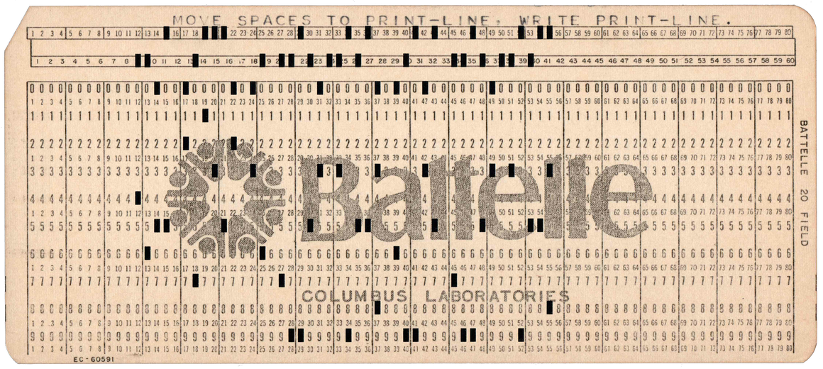 Battelle - Columbus Laboratories - 20 Field