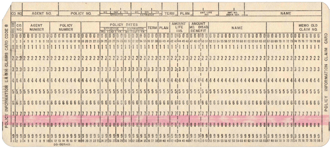 Policy Information LA&H Claims Card Code 8