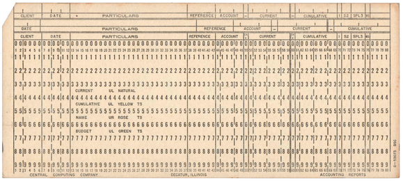 Central Computing Company - Accounting Reports