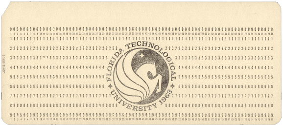 Florida Technological University 1963 - General Purpose Card