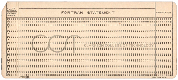 Clarkson College of Technology - Fortran Statement