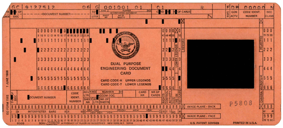 United States Department of Defence - Dual Purpose Engineering Card - Soni Card