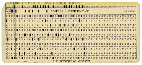 University of Minnesota - Fortran Statement