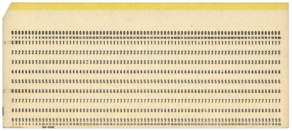 Data Documents 5081 - White with Yellow Stripe