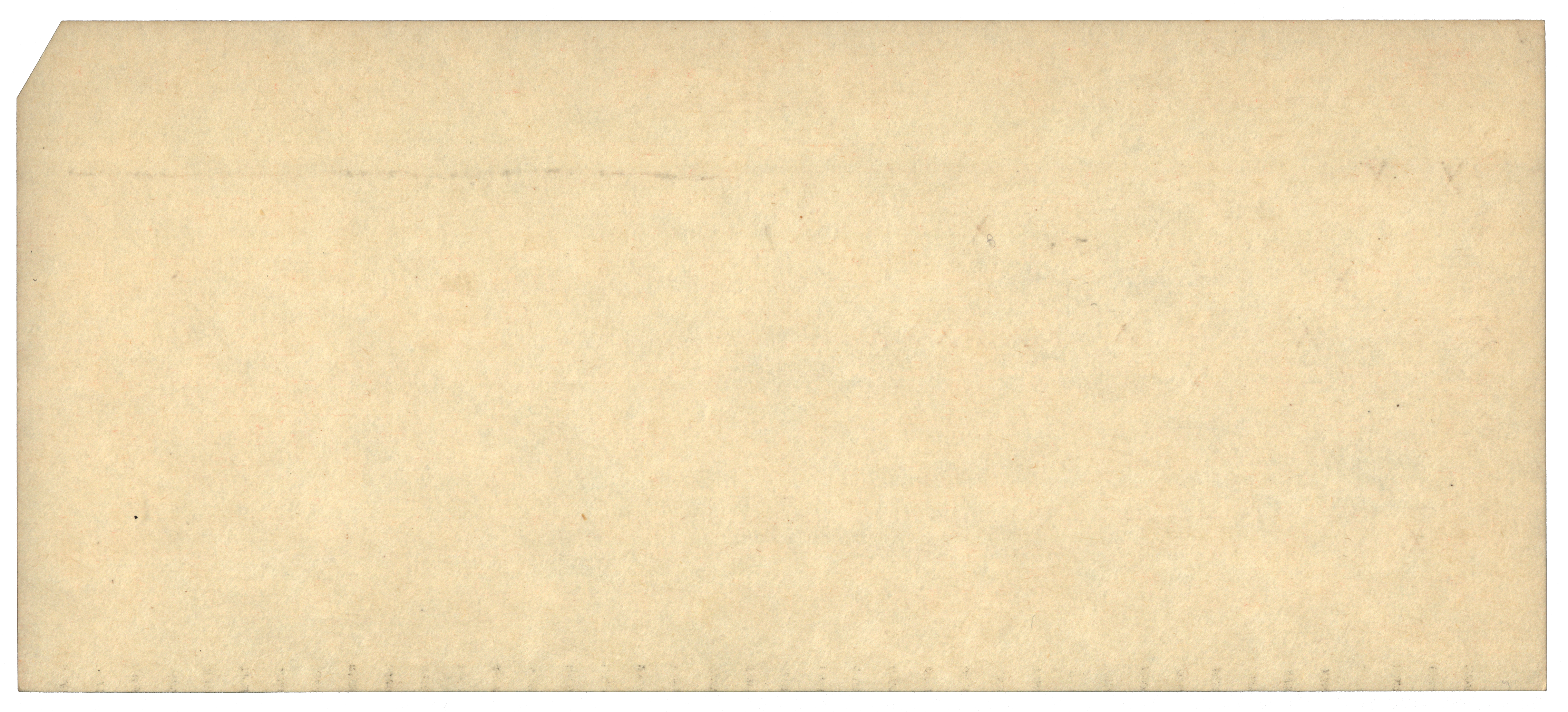 Back of a completed card