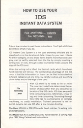 How to Use Your Instant Data System