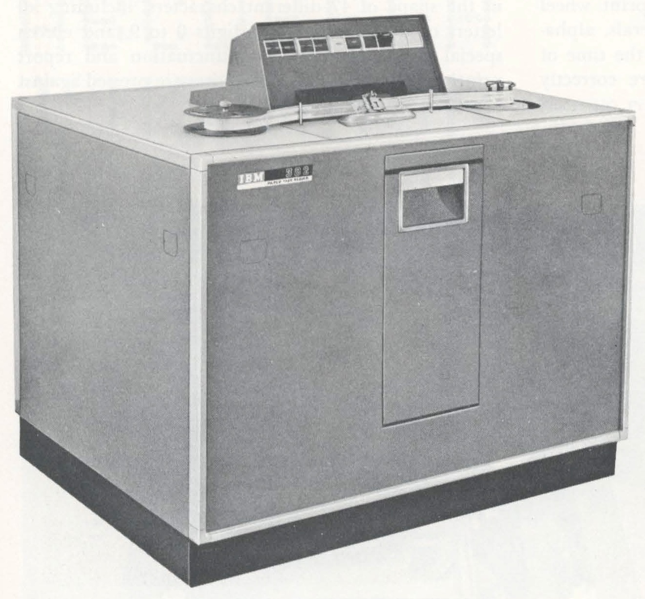 IBM 382 Paper Tape Reader